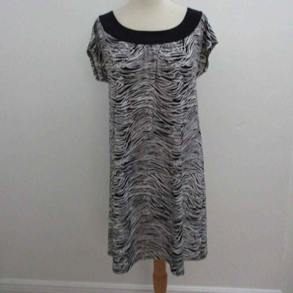 Michael Kors Zebra Print Jersey Dress SML